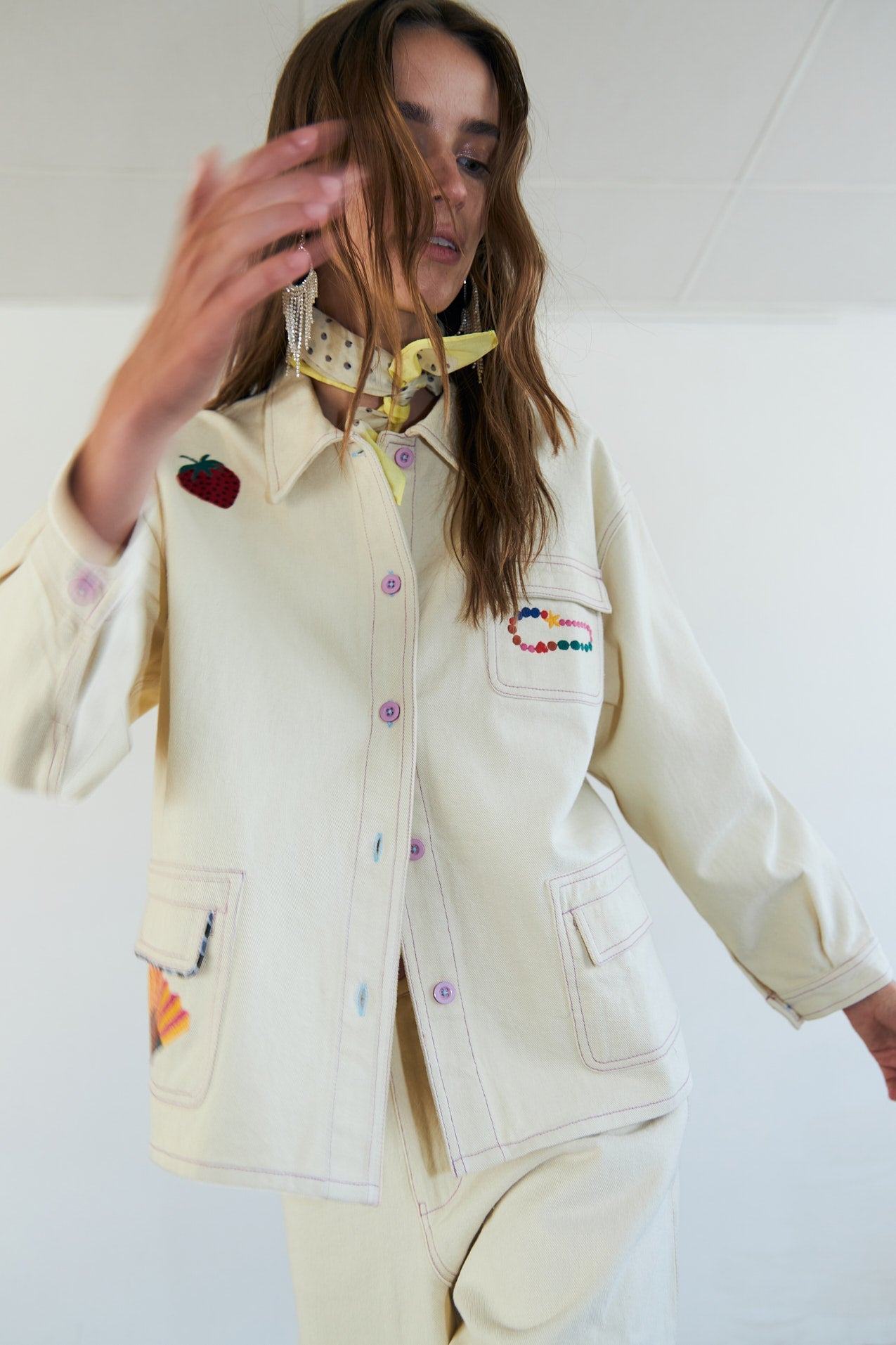 Jacket Aprilll Jacke Creme