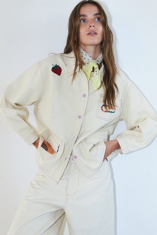 Jacket Aprilll Jacke Creme