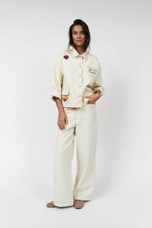 Jacket Aprilll Jacke Creme