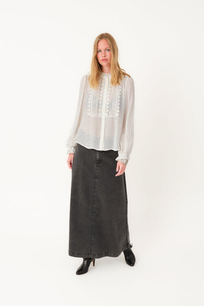 90062-1012 Shir Arielll Shirt Ls White