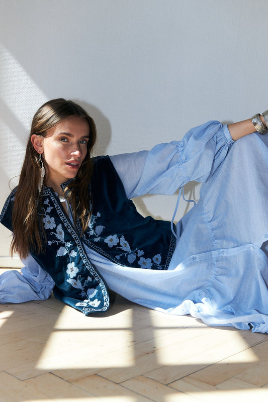 Gilet Binll Vest Sl Blue
