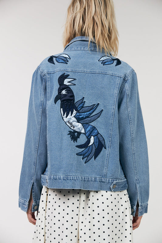 Denim Jacket Birdll Denim Jkt Washed-Denim