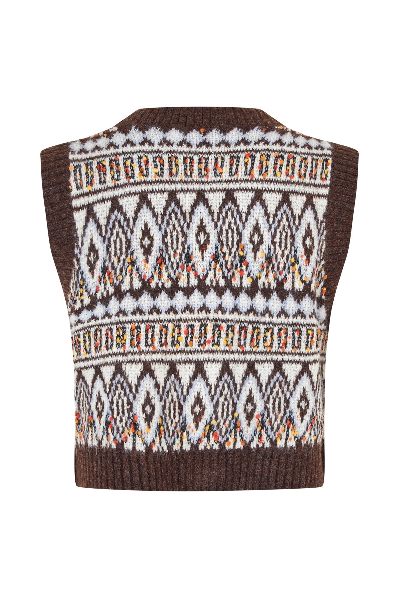 25407-5004 Vest Francescall Vest Dark-Mokka