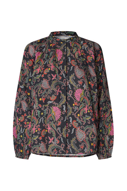 25401-1072 Blou Haileyll Flower Flower-Print