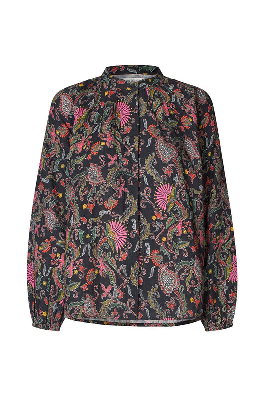 25401-1072 Blou Haileyll Flower Flower-Print