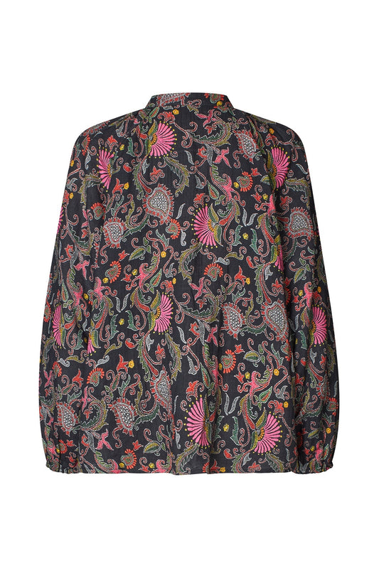 25401-1072 Blou Haileyll Flower Flower-Print