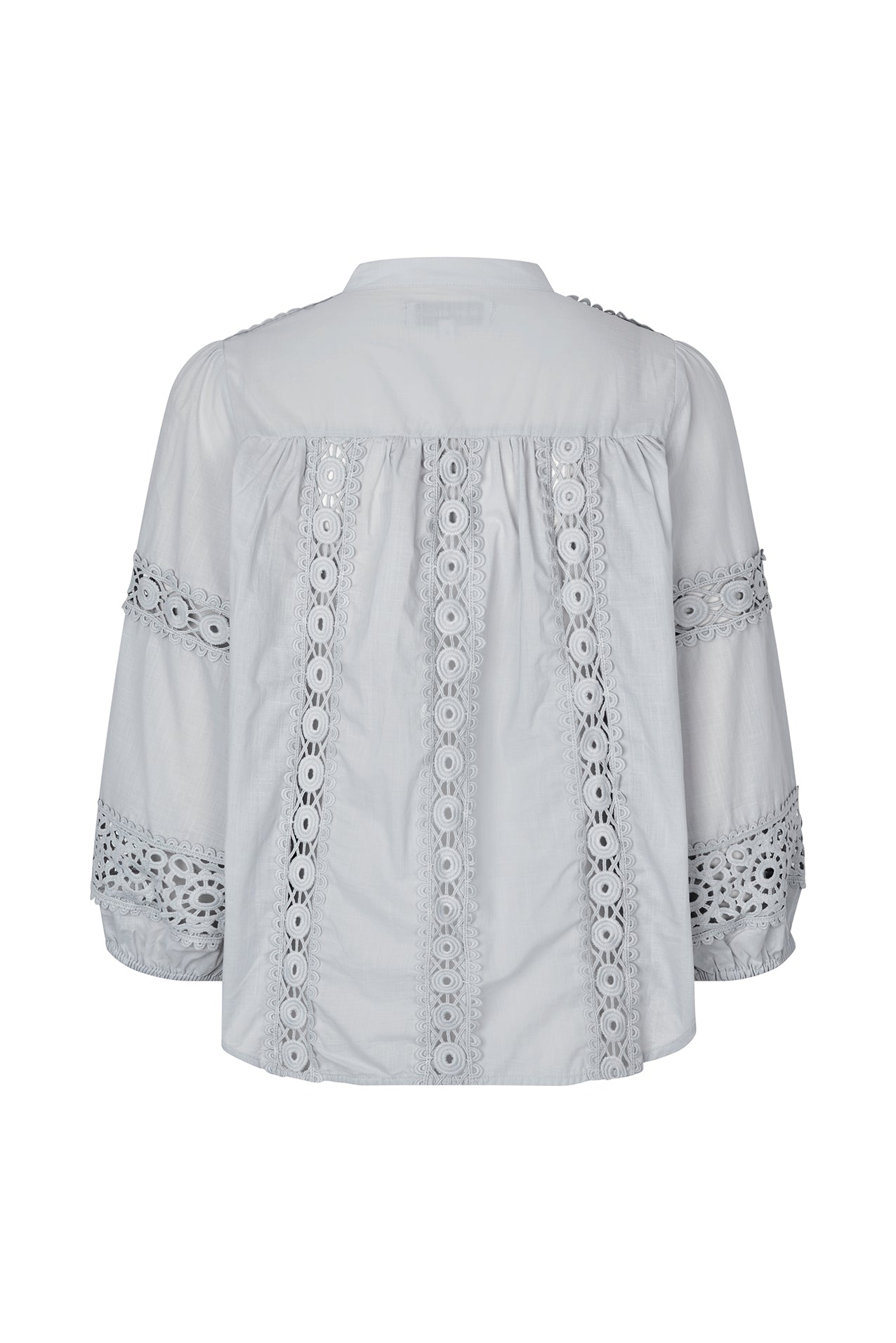 25173-1049 Blou Junell Shirt Ls Dusty-Blue