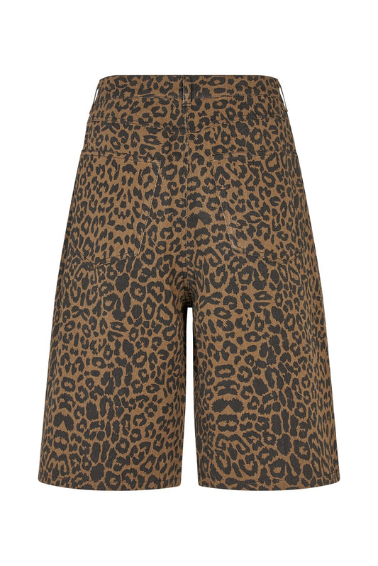 25461-2022 Shor Kall Shorts Leopard-Print