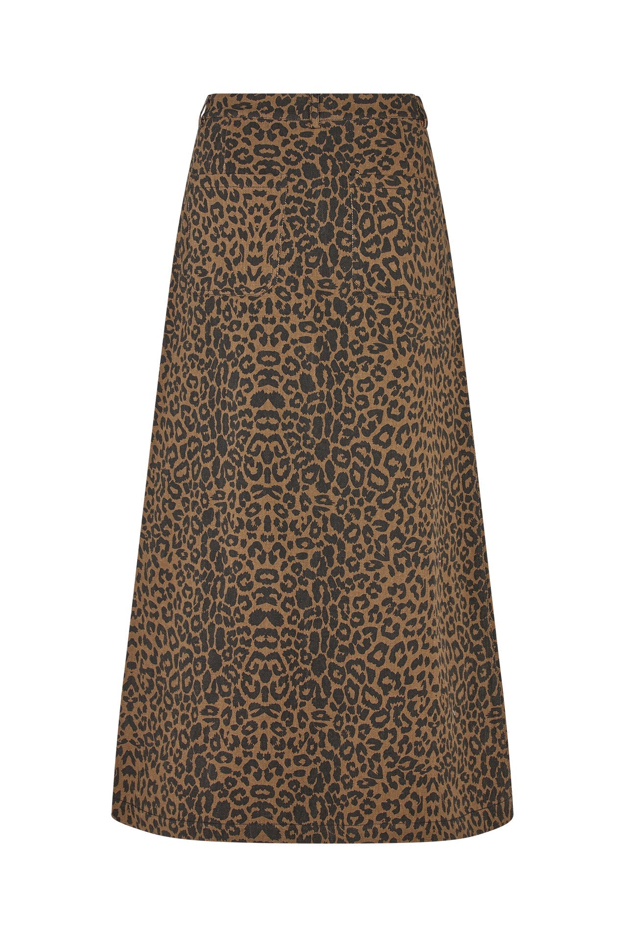 25461-2024 Skir Lunall Maxi Skir Leopard-Print