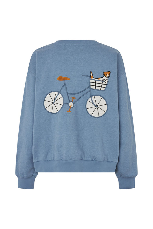 LOLLYS LAUNDRY-628 SYDNEYLL DOG SWEATSHIRT-BLUE MELANGE_02.jpg