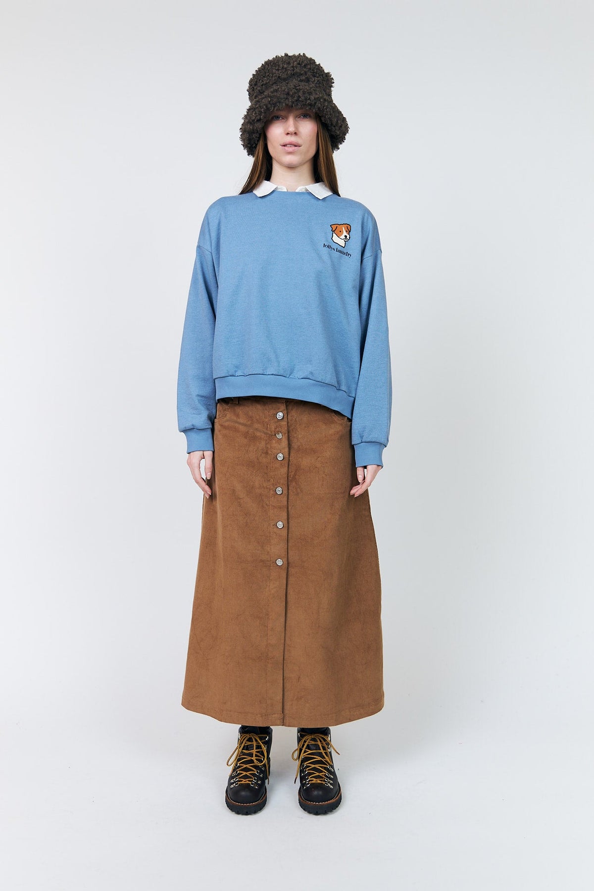 LOLLYS LAUNDRY-628 SYDNEYLL DOG SWEATSHIRT-BLUE MELANGE_03.jpg