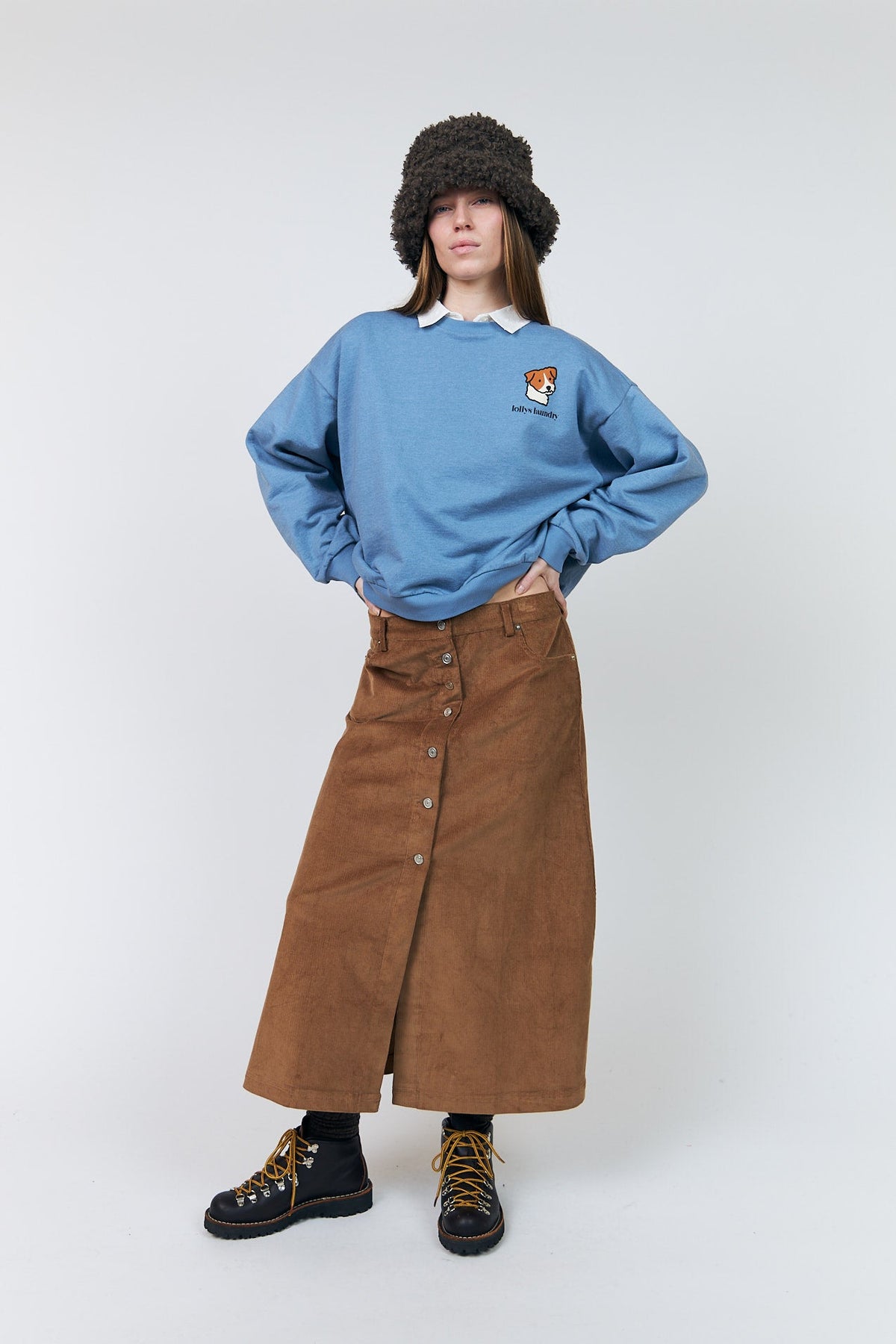 LOLLYS LAUNDRY-628 SYDNEYLL DOG SWEATSHIRT-BLUE MELANGE_04.jpg