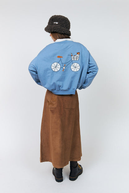 LOLLYS LAUNDRY-628 SYDNEYLL DOG SWEATSHIRT-BLUE MELANGE_05.jpg