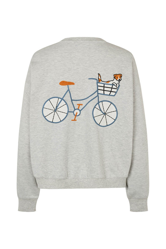 LOLLYS LAUNDRY-628 SYDNEYLL DOG SWEATSHIRT-LIGHT GREY MELANGE_02.jpg