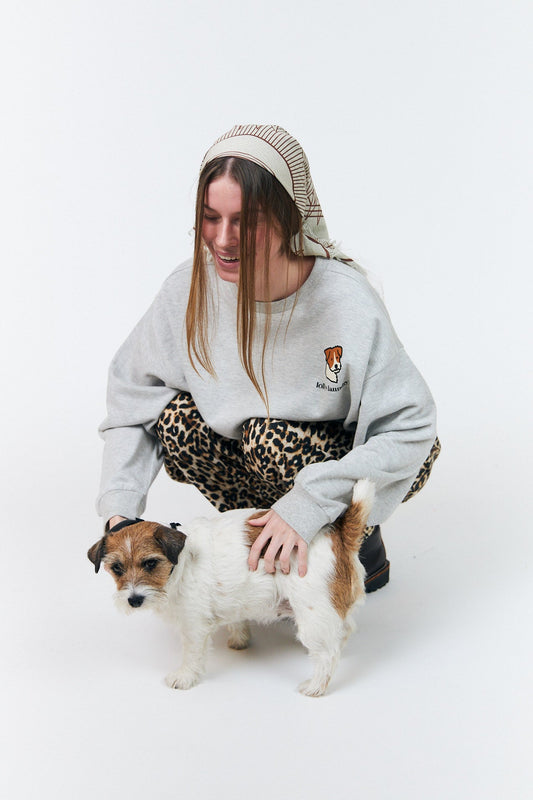 LOLLYS LAUNDRY-628 SYDNEYLL DOG SWEATSHIRT-LIGHT GREY MELANGE_04.jpg