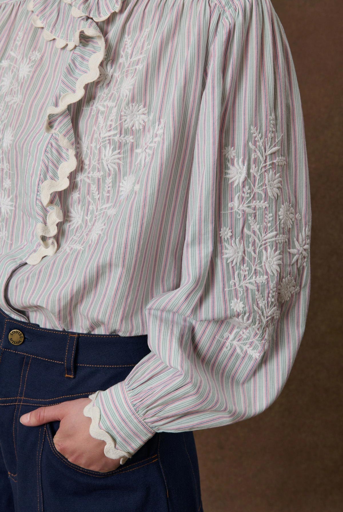 LOUISE MISHA-299 CORA S0088-GREEN SILVA STRIPES_04.jpg