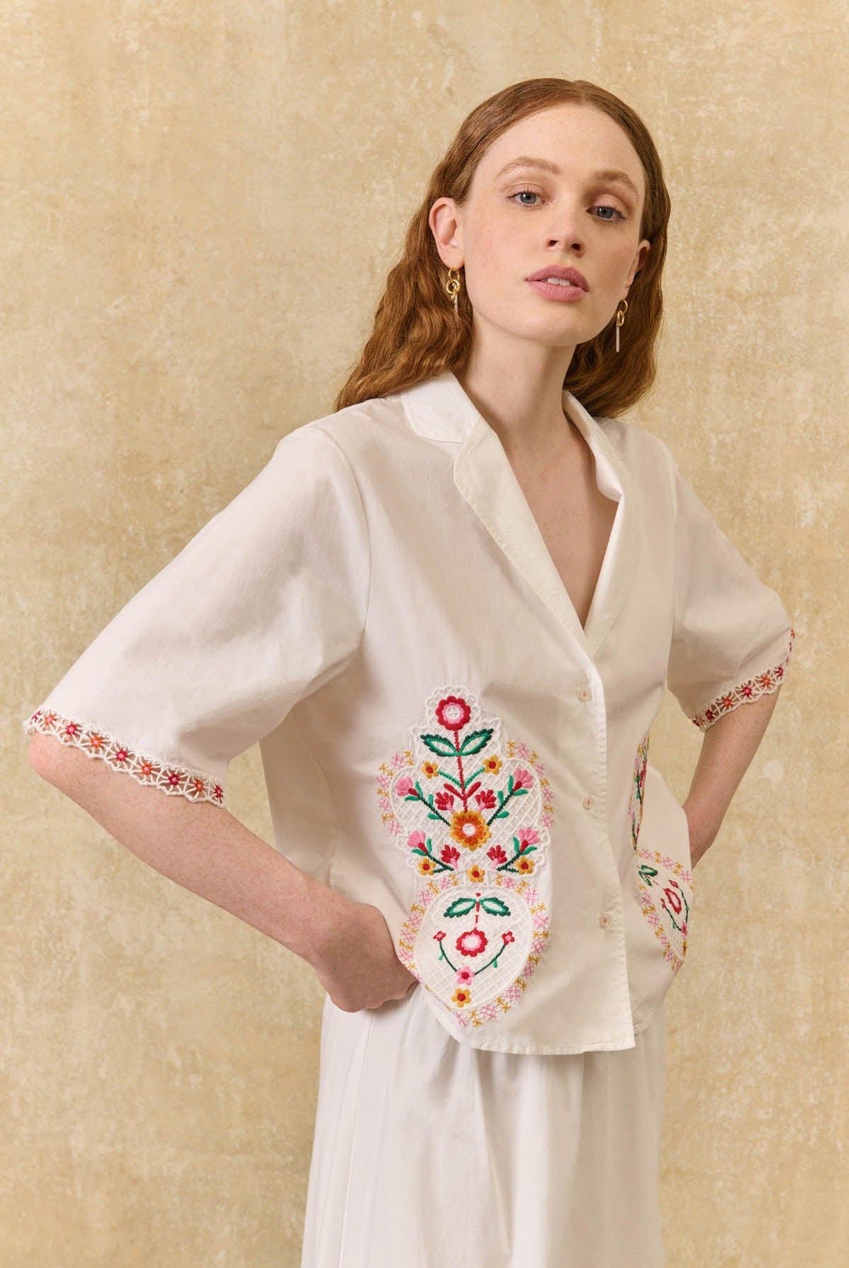 Blouse Emilius S0027 Off-White