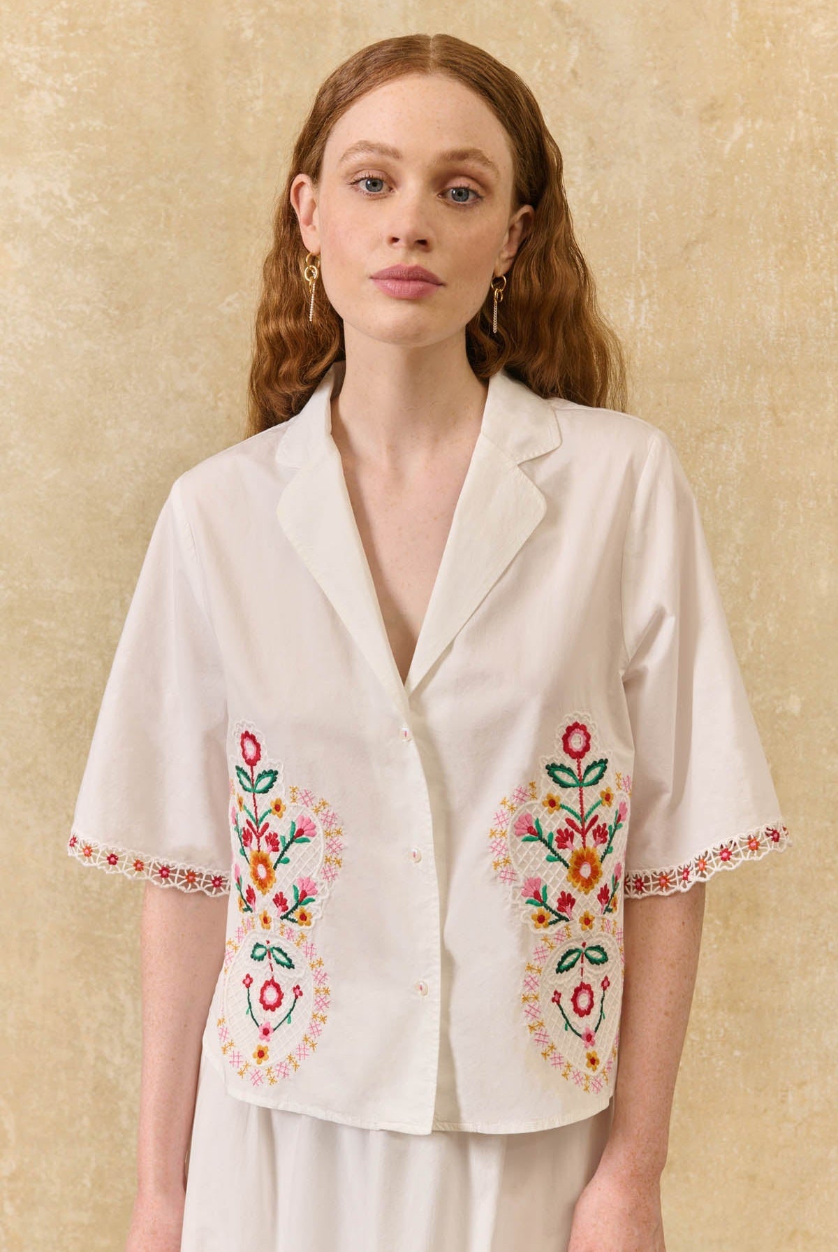 Blouse Emilius S0027 Off-White