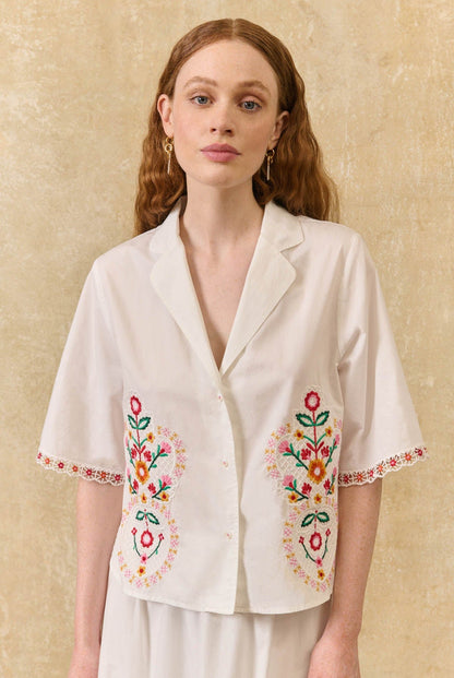 Blouse Emilius S0027 Off-White