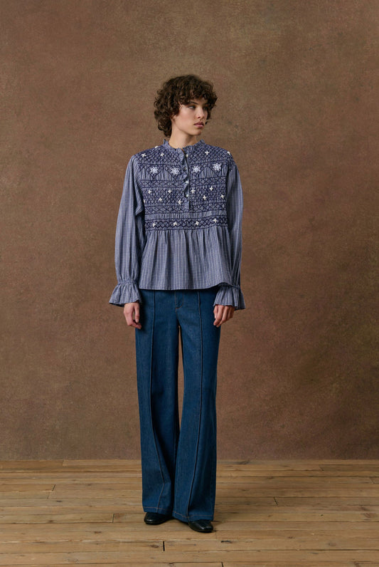 LOUISE MISHA-299 ILEANA-INDIGO COZY CHECKS_03.jpg