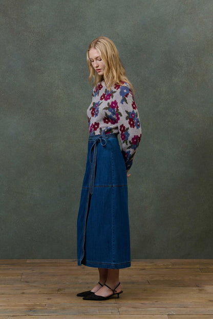 Pullover J0141 Ivanka Cream-Multi