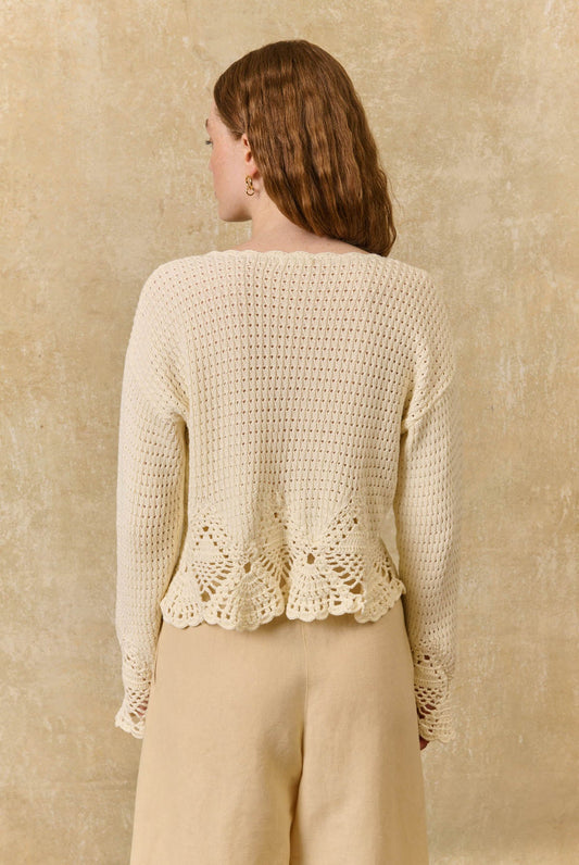 Cardigan Molya Cream