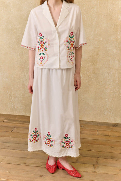 Skirt Paola L0188 Off-White