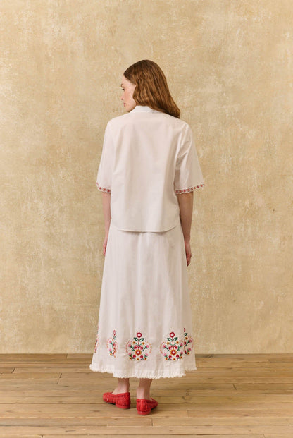 Skirt Paola L0188 Off-White