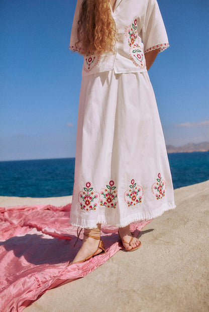 Skirt Paola L0188 Off-White