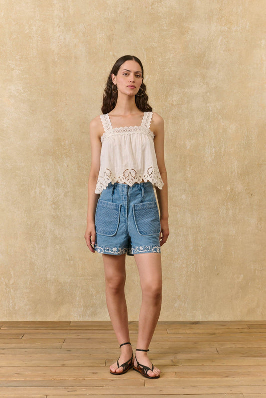 Blouse Paralio Off-White