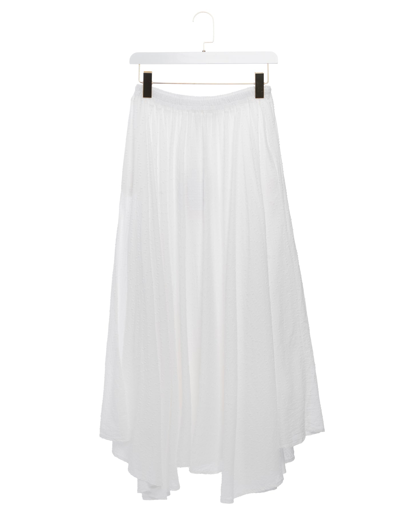 Lucie Nicole | Sculpted A-Line Skirt - Crisp White