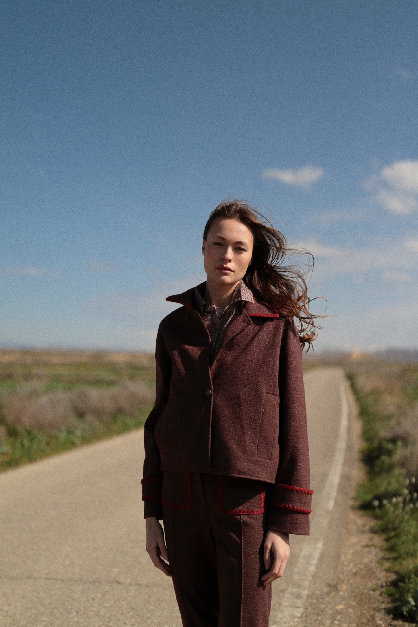 Jacket 170dm222 Brown