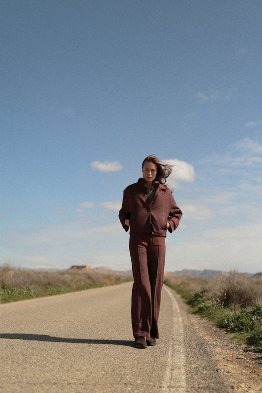 Jacket 170dm222 Brown