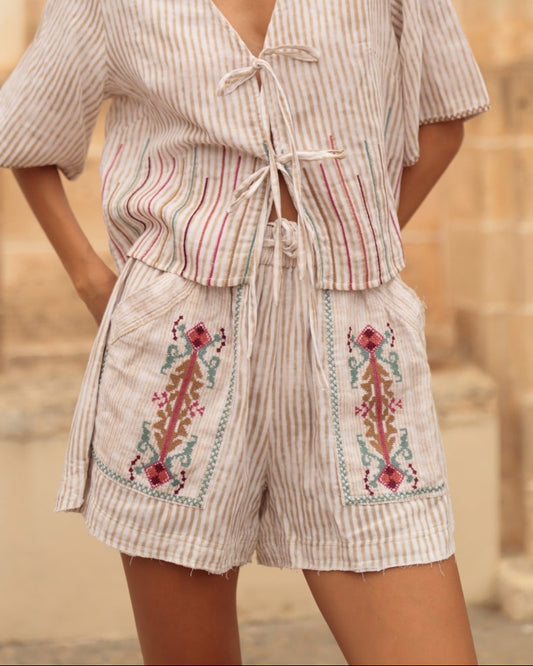 Shorts Bb108 Beige