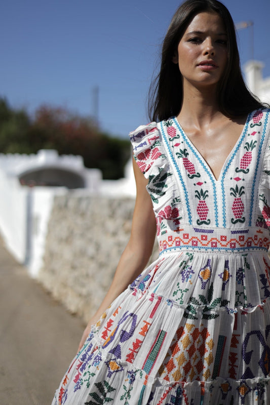 Dress Rosario Zihua Br139 Multi