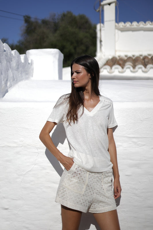 Shorts Cornelia Cd348 White