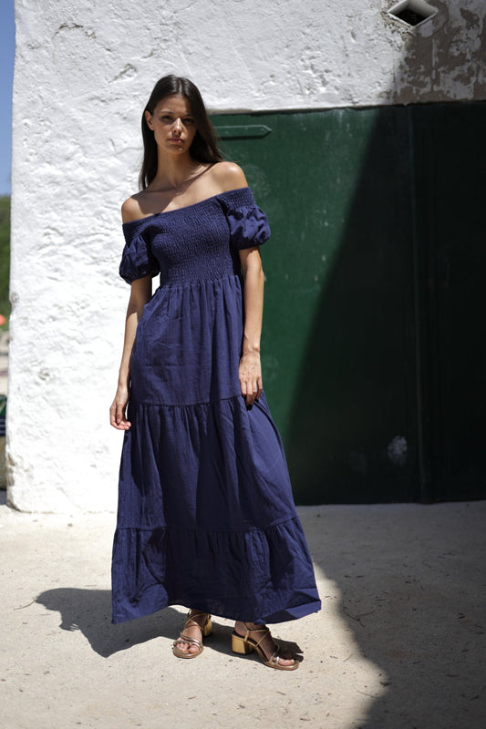 Dress Sl643 Blue