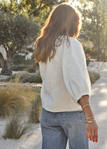 Jacket Averi Emb Jkt Ivory