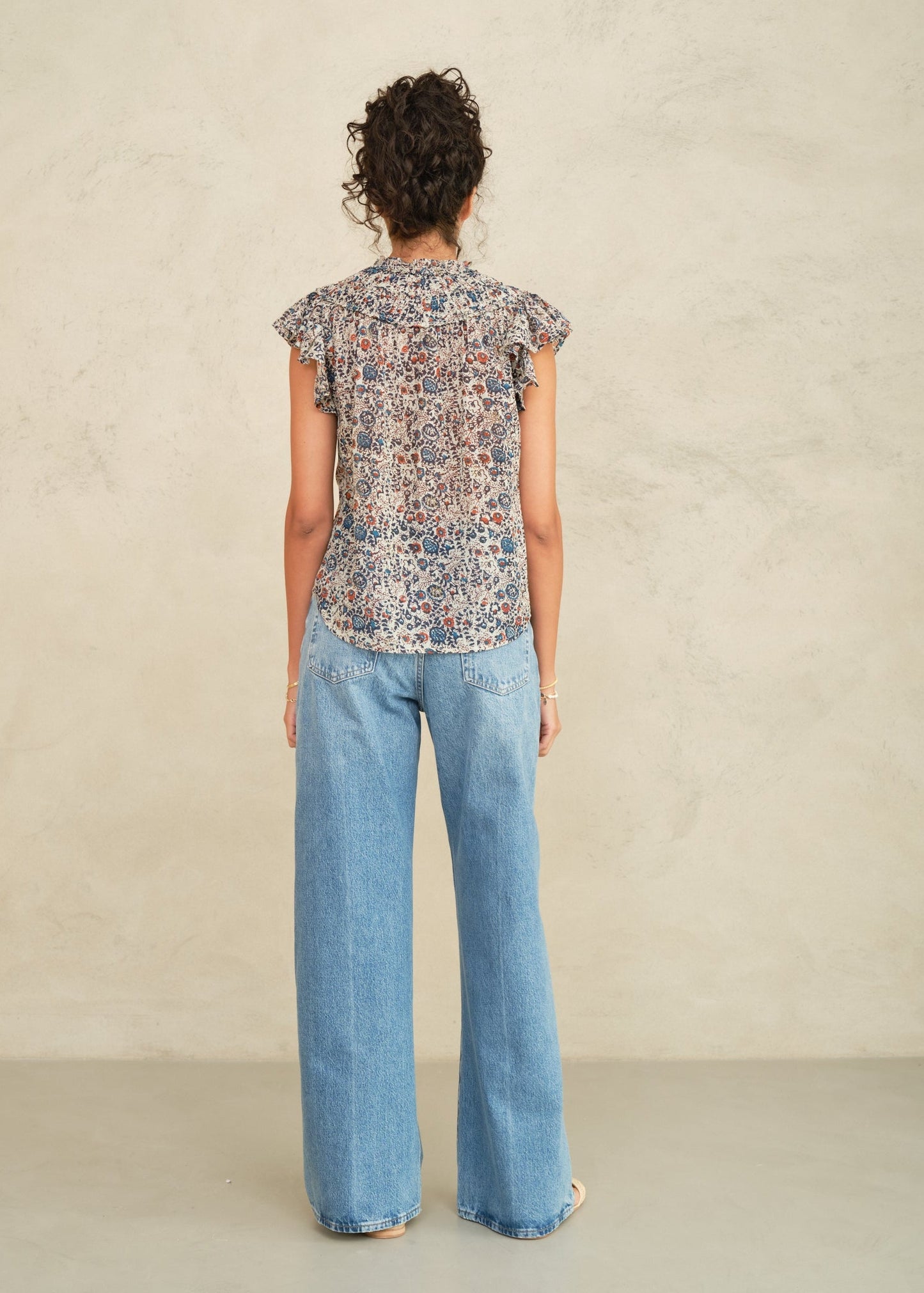 Blouse Cass 749688 Indigo-Rust