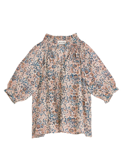 Blouse 640446 Cass Ls Top Navy