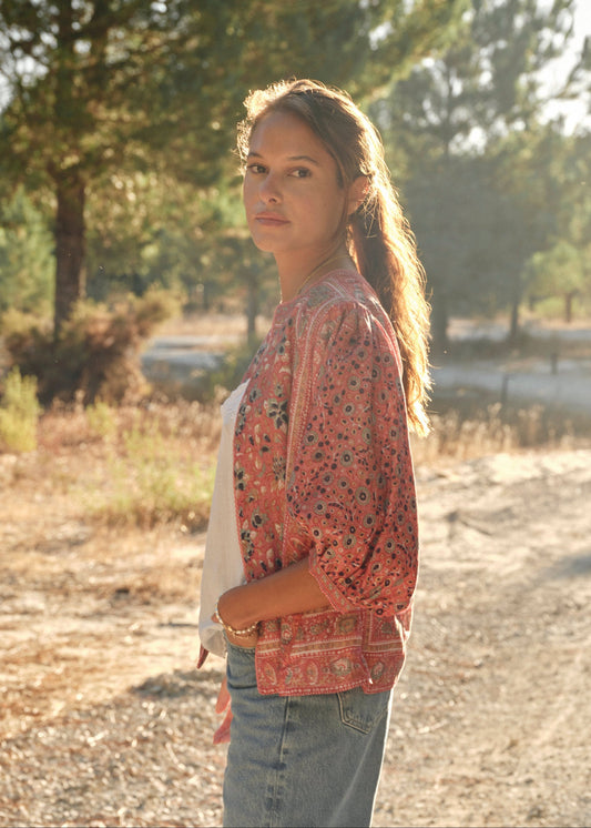 Jacket Darla Print Jkt Rose-Multi