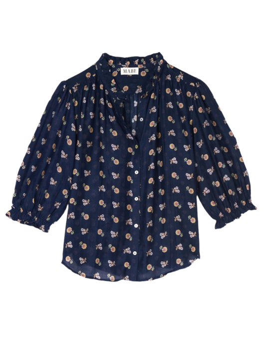 Blouse 640346 Dulcie Ls Top Navy