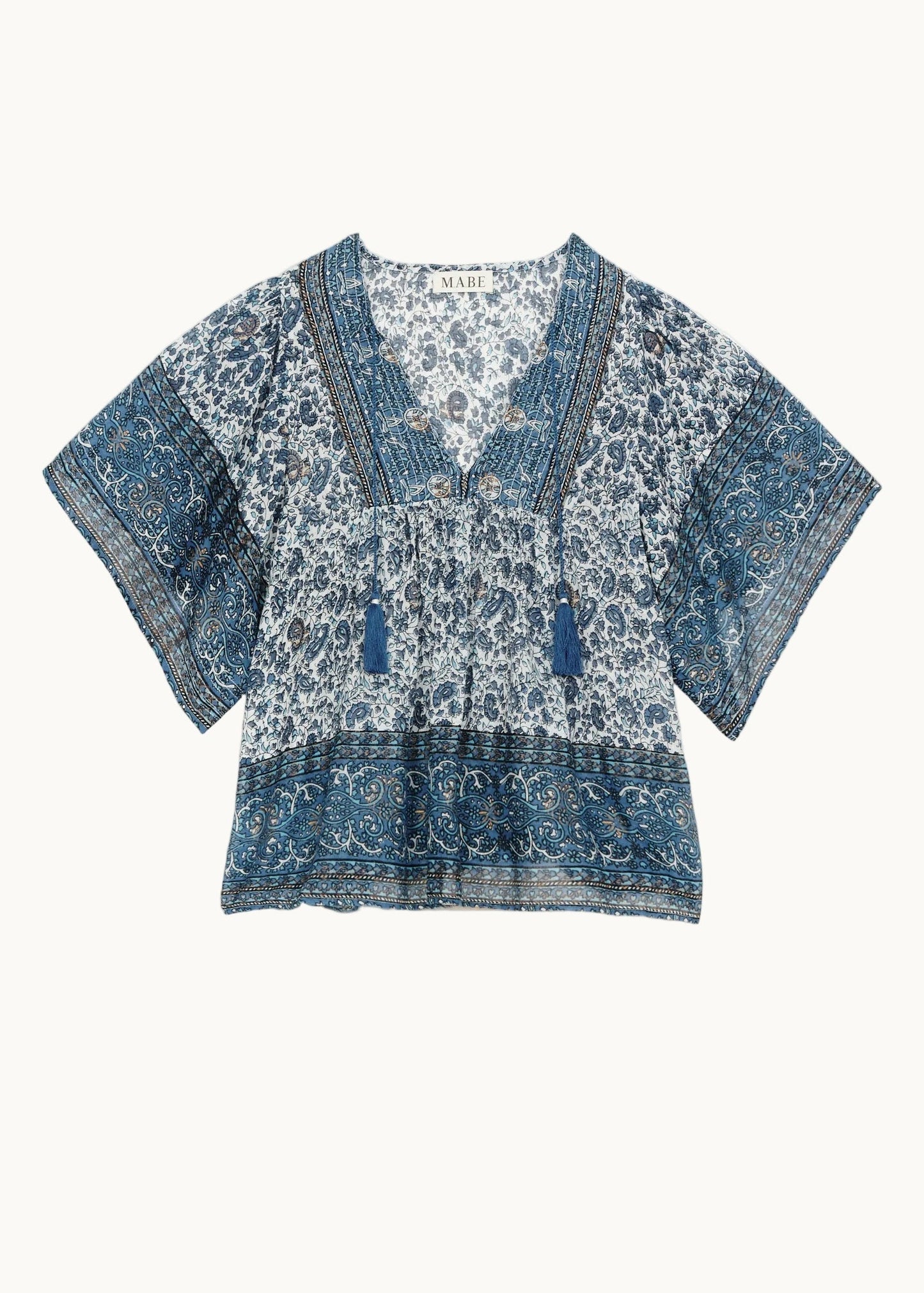 Blouse Esti Ss Top Blue