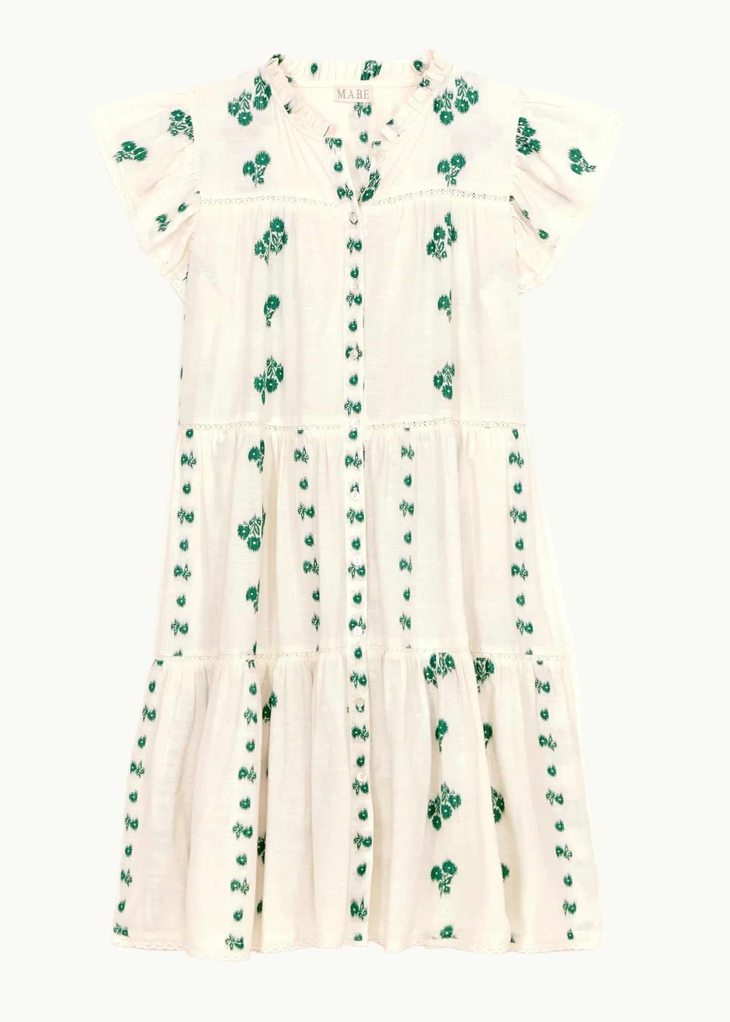 MABE | Iris Frill Tiered Sundress - Floral Cotton