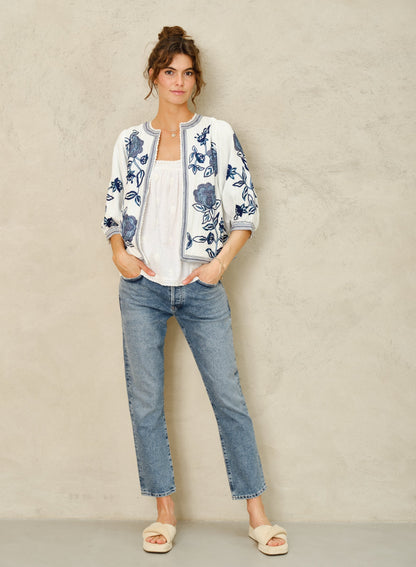 Jacket 6499801 Lucia Emb Jkt Blue