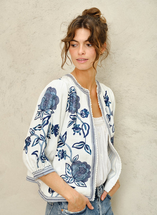 Jacket 6499801 Lucia Emb Jkt Blue
