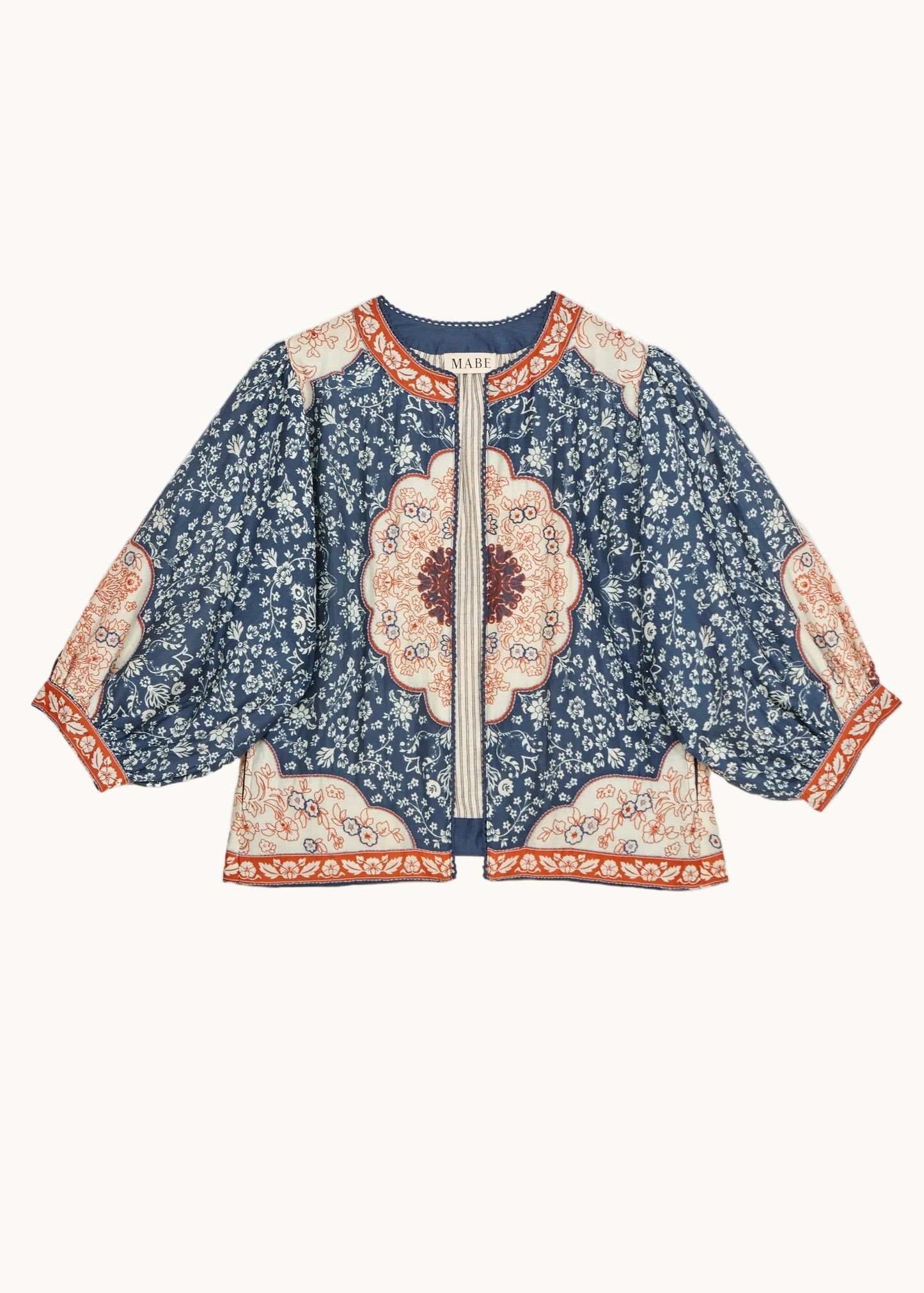 Jacket Ursa Pri Emb Jkt Indigo-Ecru