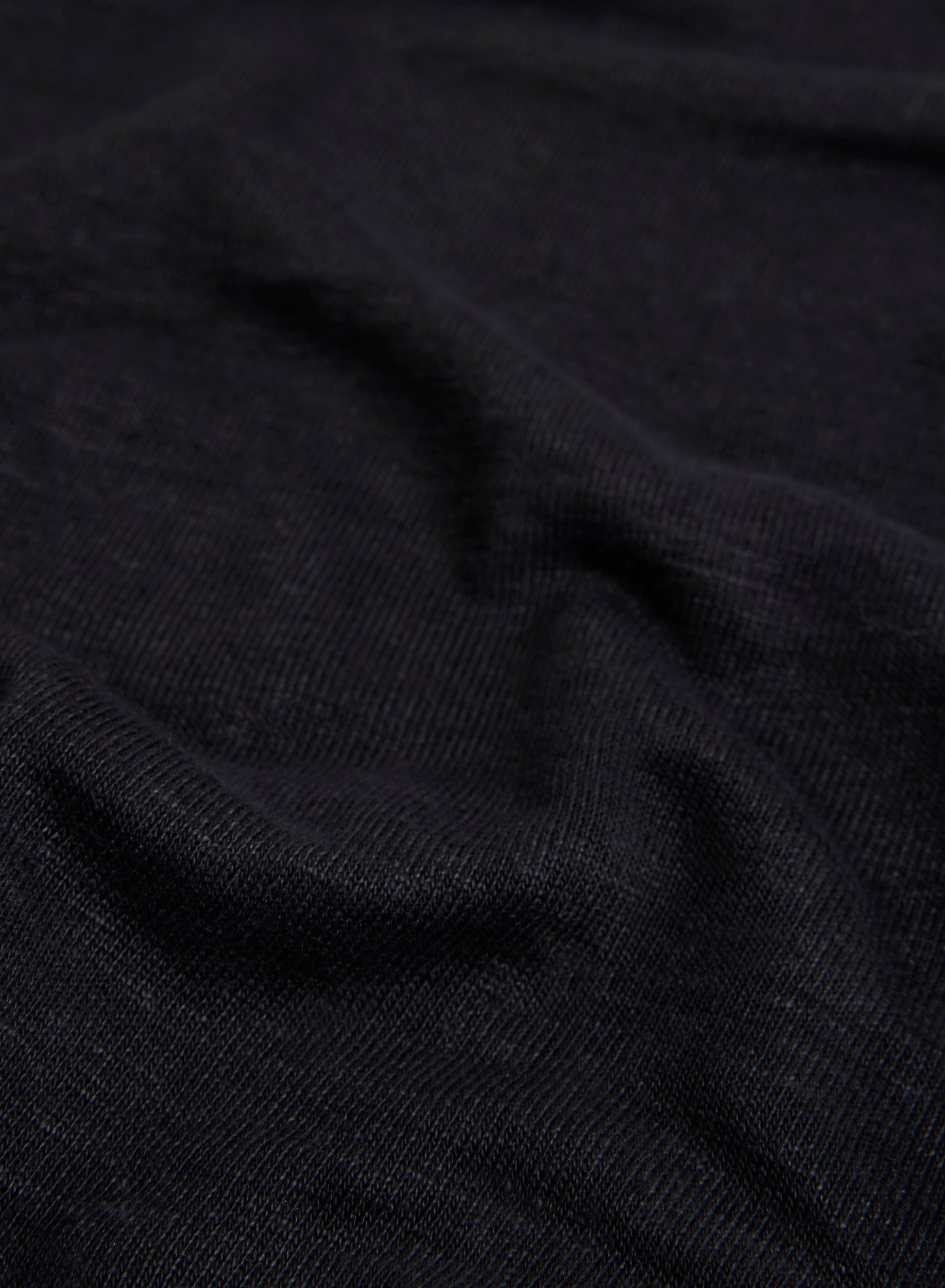 Majestic | Linen U-Neck Tank - Black