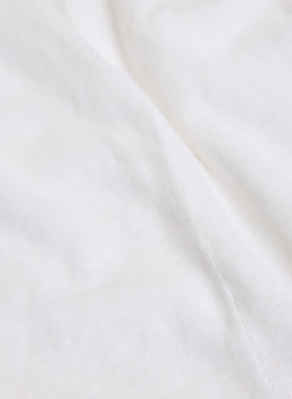 Majestic | Fitted One-Button Linen Blazer - White