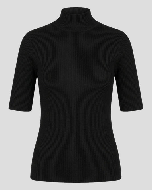 Majestic | Extrafine Merino Turtleneck - Black